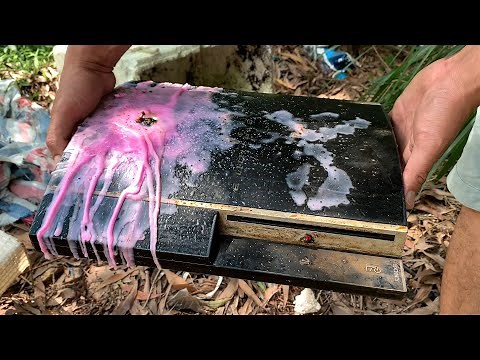 Sｏny ｐs３ Fat Console Restoration | Restoring Old playstation 3 Game