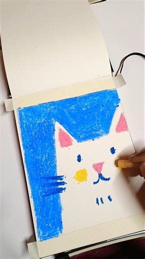 Drawing through burnout #art #burnout #sketch #oilpastel