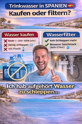 Nie wieder Wasser schleppen 💧 – Die beste Lösung in Spanien!