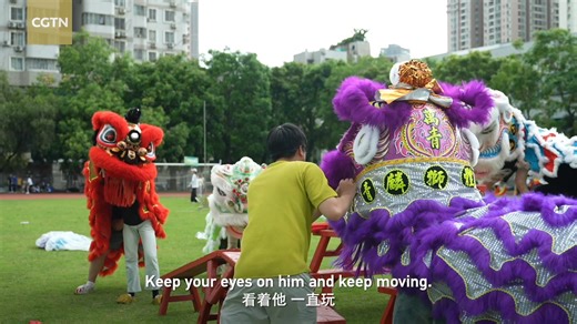 Life in the Land of Opportunities: Mind-blowing Showdown of Mythical Creatures! Tsang Hoi-ping , Hong Kong Lion Dance Champion, brings vibrant lion dance back to his hometown of Pingshan, Shenzhen. Get ready to witness how it, alongside traditional Qilin dance, ignites the passion of young people at home. #TheGreaterBayArea #Hongkong | CGTN Documentary