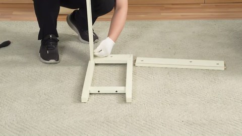 HOMESTOCK White Narrow End Table with Storage, Flip Top Narrow Side Tables for Small Spaces, Slim End Table with Storage Shelf 85542W