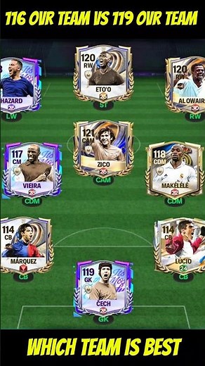Which Team Is Best ? #fcmobile #shorts #fifamobile