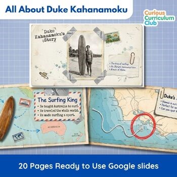 Duke Kahanamoku Biography | AAPI & Hawaiian History | Google Slides | No Prep