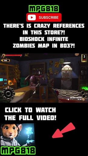 THERE ARE SO MANY EASTER EGGS IN THIS BIOSHOCK REMAKE IN BO3 CUSTOM ZOMBIES?!