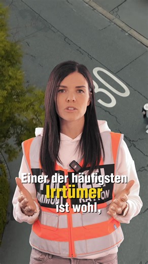 Vortrittsregelungen in der 20er- und 30er-Zone