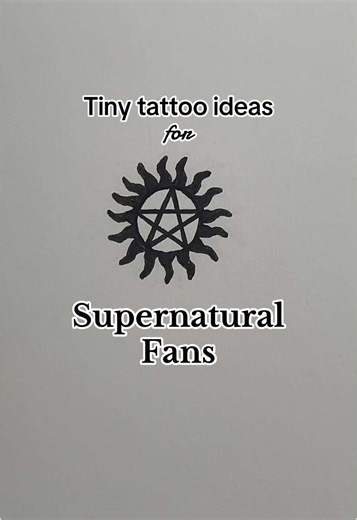 Creative Tiny Tattoo Ideas for Supernatural Fans