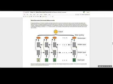Redes Neuronales Recurrentes Bidireccionales