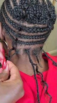 U- Part Boho Crochet Braids 🥰 #crochettutorial #braids #crochet #hairstyles