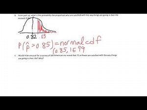 Section 8.2 part 2 - Statistics and the sampling distribution of the sample proportion