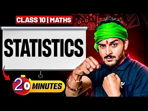 Statistics in 20 Minutes | Most Important Questions | Class 10 Maths Pranav Sir | Board 2026 Special