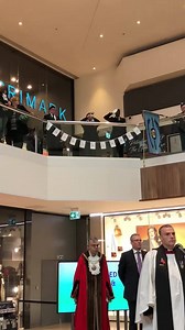 The bugle player - The Last Post. This is the Poppy appeal 2018 launch, the parade has entered from outside the town hall along Bridge Street, Long Causeway and then into Queensgate where this is the end of the opening ceremony. Royal British Legion Peterborough Queensgate Peterborough #WeLovePeterborough #TheRoyalBritishLegion #PoppyAppeal #WWCentenary #Centenary1918-2018 #LestWeForget | We Love Peterborough