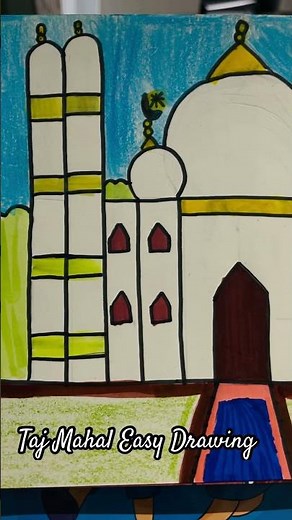 You Won’t Believe This Easy Taj Mahal Drawing!