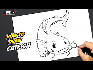 How to draw Catfish