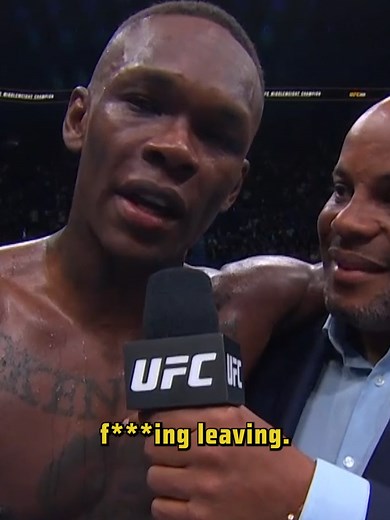 No need to fear, The Last Stylebender isn't f***ing leavin!!!!! #israeladesanya #ufc #mma