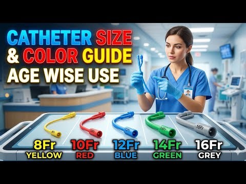 Catheter Size & Color Guide | Age Wise Use Explained (Medical Knowledge)