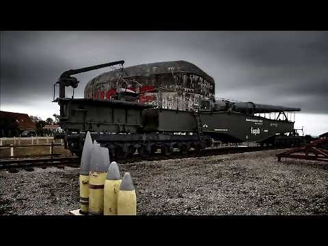LEOPOLD || Eisenbahngeschütz 28-cm-Kanone K5 - DEUTSCHE WEHRMACHT || Museum Frankreich