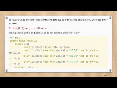 Fixing the Total Row Issue in SQL Data Queries