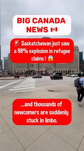 Refugee Claims EXPLODE 98% in Saskatchewan… What’s REALLY Happening?! 🇨🇦😱 Refugee claims in Saskatchewan have jumped 98% in one year, while permanent resident numbers have been slashed by more than half after major federal and provincial immigration cuts. Newcomers are left in limbo as Sask. prepares for just 1,000 more PR spots in 2026. Canada’s immigration landscape is shifting fast — here’s what the numbers reveal. Refugee claims in Saskatchewan have nearly doubled — rising from 683 to 1,3