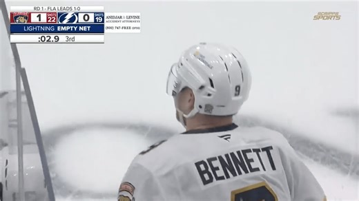 Bennett scores on an empty net