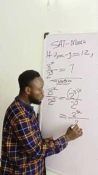 SAT Math Exponential Equation Trick | Fast USA Algebra Shortcut | #math #satmath