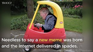 BEEP BEEP 🚛 U.S. President Donald J. Trump really enjoyed his time tooting the horn of a truck outside The White House on Thursday. The Internet really enjoyed making this Trump Truck meme in response: | Yahoo Canada