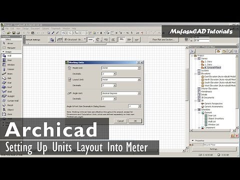 Archicad Setting Up Layout Into Meter
