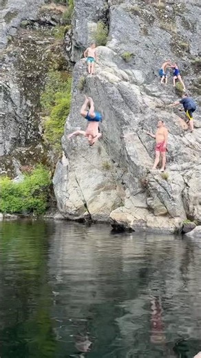 Flip Compilation #cliffjumping #flips #backflip #frontflip #tricking