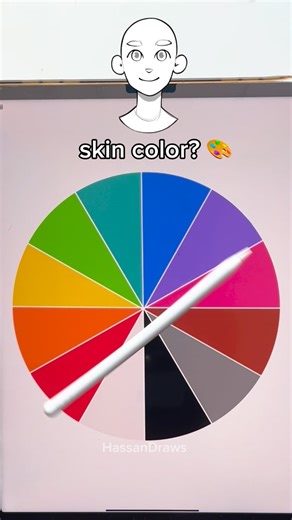 Hassan Draws on Instagram: "left or right? 🫣🎨 ✏️spinner picks my drawing challenge #drawing #artchallenge #colorwheelchallenge #colorchallenge #artreels"