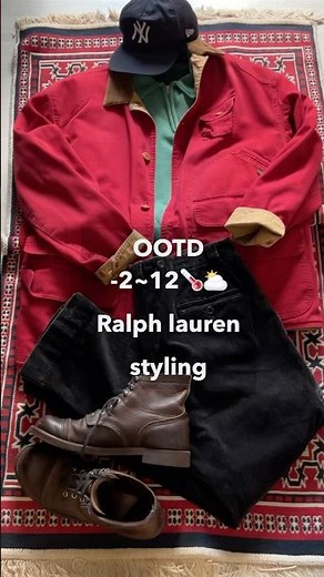 랄프로렌 스타일링 with 헌팅자켓 Ralph lauren styling #ootd #mensfashion