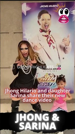 Jhong Hilario and daughter Sarina share their new dance video