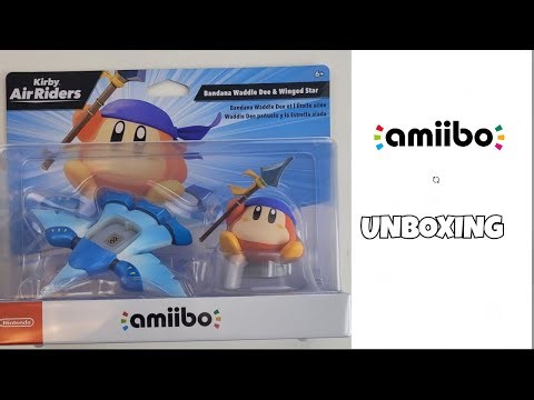 BANDANA WADDLE DEE AND WINGED STAR AMIIBO UNBOXING