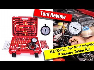 BETOOLL Pro Fuel Injection Pressure Tester Kit Review