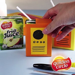 187K views · 221 reactions | Get crafty with our Apple Fruit Juice these holidays. Roger that - over and out! | Golden Circle | Facebook