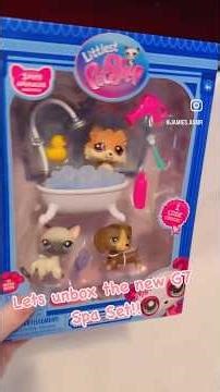 ASMR: Unboxing the LPS Spa Set #asmr #littlestpetshop #lps #toys #blindbag