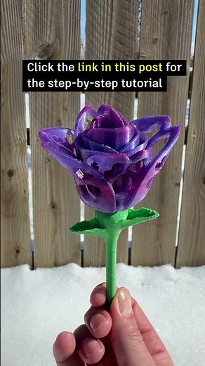 3D Printed Flower Tutorial | Learn Autodesk Fusion