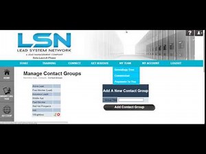 Lead System Network ( LSN ) autoresponder tutorial