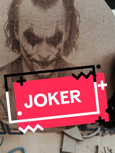 joker en grabado #laser #cortelaser #creatorsearchinsights