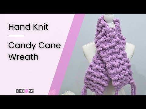 HAND KNIT A CHUNKY SCARF