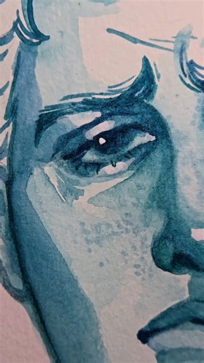 ♡Nia♡ on Instagram: "You're different #art #fypシ #targetaudience #watercolor"