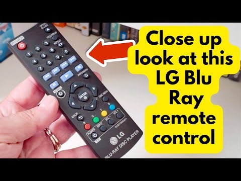 Close up look at this LG Blu Ray Remote Control | Review of New AKB73896401 Replace Remote for LG BL