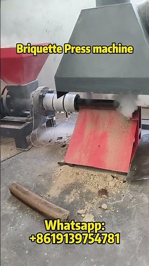 Sawdust Briquette Making Machine for Biomass Fuel | Wood Waste Recycling Equipment#briquettes