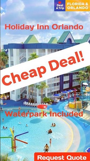 Holiday Inn Resort Orlando Suites - Waterpark - Cheap Rates for one, two and three bed suites.