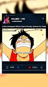 Luffy snapped when Nami finally asked for help 😤 . . #luffy #nami #angry #sad #onepiece #onepieceedit #opedit #foryou #foryoupage #animation #anime #animeedits | Saurabh Dutta