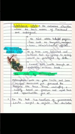 Class 9 history chapter 1 Notes 🎶