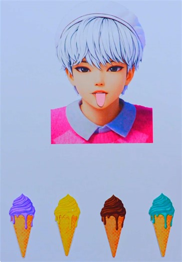 Baby Saja Boys Color smash Hair 😱 Easy Drawing #drawing #sajaboys | drawing