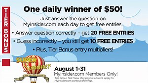 28 reactions | Calling all MyInsider members! Enter our Super Summer Slot View Play Contest starting TOMORROW on MyInsider.com! | Island View Casino Resort | Facebook