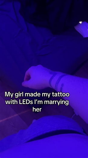 LED Tattoo Surprise for My Fiancée