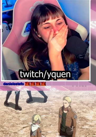 Reacción a Annie en Shingeki no Kyojin: Eren Enseña