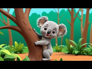 Baby Koala Hugs the Wrong Tree 🐨🌳 | 3D Animated Nursery Rhyme for Kids