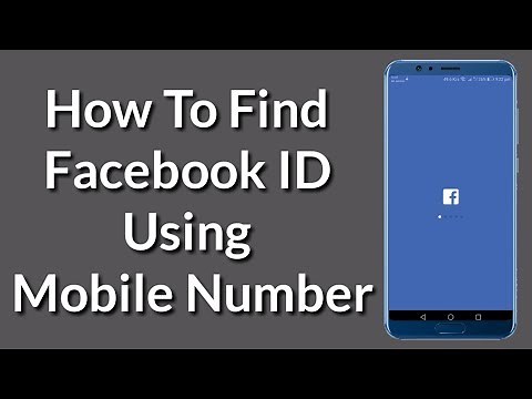 How to Find Any Facebook ID Using Mobile Number
